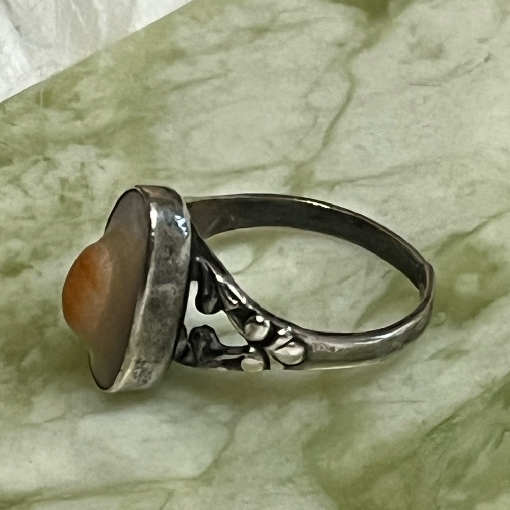 Tiny Old Blister Pearl Ring - Picture 5 of 13